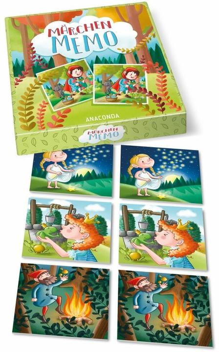 Produktbild Das Märchen-Memo. Memo-Spiel (Deutsch, 2 - 6 Spieler)