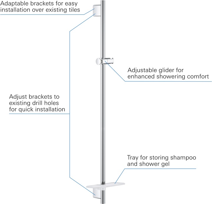 Produktbild Grohe Duschgleitstange Rainshower Smartactive