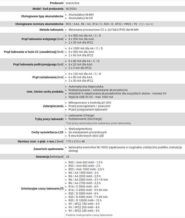 Produktbild Everactive NC-900U (1 Stk., C, D, AAA, AA, Ladegerät ohne Akku)