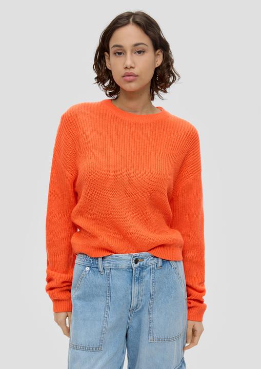 Produktbild s.Oliver Strickpullover Leichter Sommerstrickpullover im Relaxed Fit (XL)