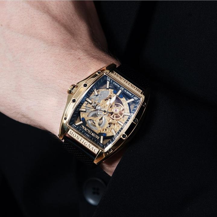 Produktbild Montignac Automatische Uhr Tonneau (Skeleton-Uhr)