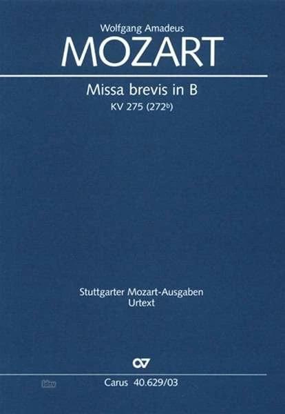 Actual product image Missa brevis in B flat (Latin, Bernhard Janz, Wolfgang Amadeus Mozart, 2000)