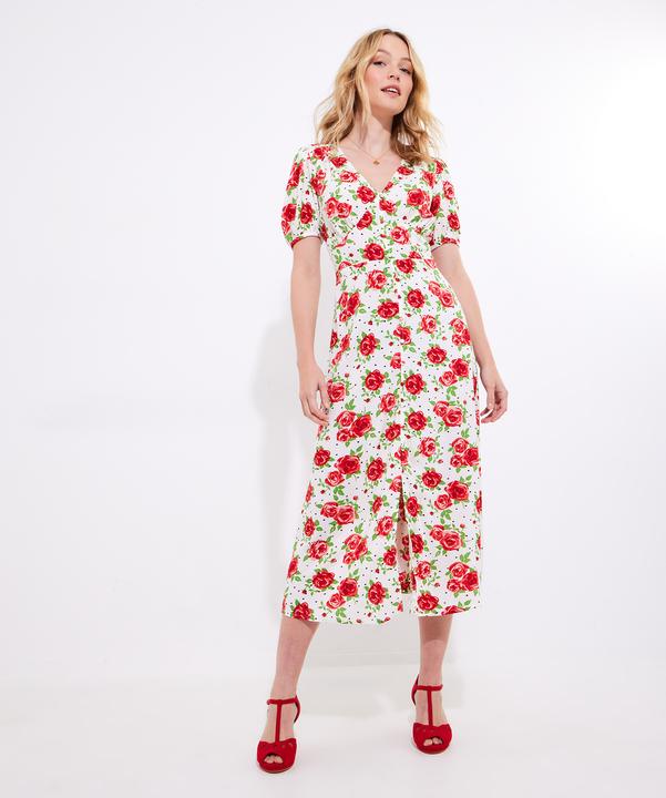 Actual product image Joe Browns Vintage Rose Midi Dress (38)
