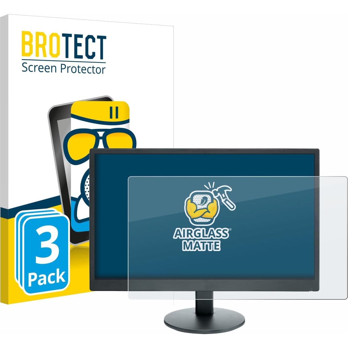BROTECT AirGlass Panzerglasfolie Matt (Displayschutz), Kameraschutz
