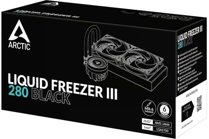 Actual product image Arctic Liquid Freezer III - 280 (Black)