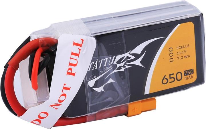 Produktbild Tattu RC-Akku LiPo 650 mAh 11.1 V 75C (11.10 V, 650 mAh)