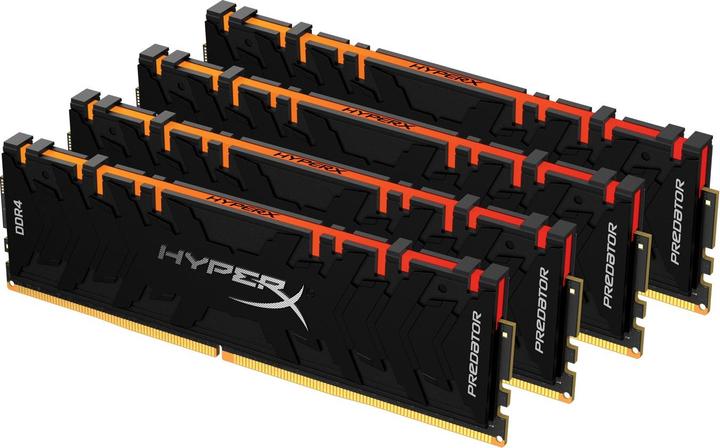 Produktbild Kingston HyperX Predator RGB (4 x 16GB, 3600 MHz, DDR4-RAM, DIMM)