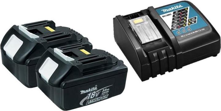 Productafbeelding Makita Accessoires 18 V Starterset 3,0Ah BL1830 (2 st.) + lader DC18RC - Y-00197 (18 V)