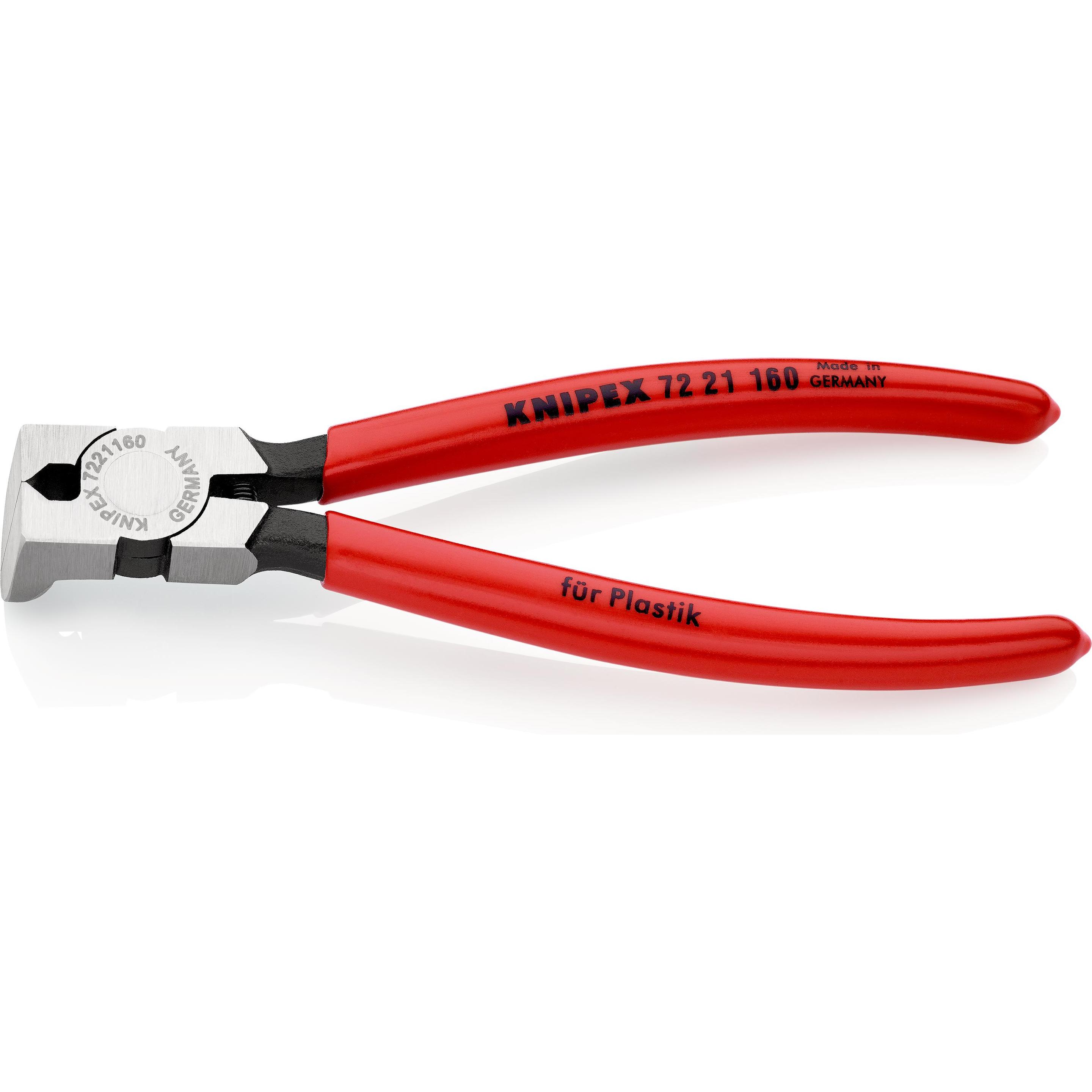 Knipex, Bolzenschneider + Seitenschneider, Seitenschneider für Kunststoff (160 mm)