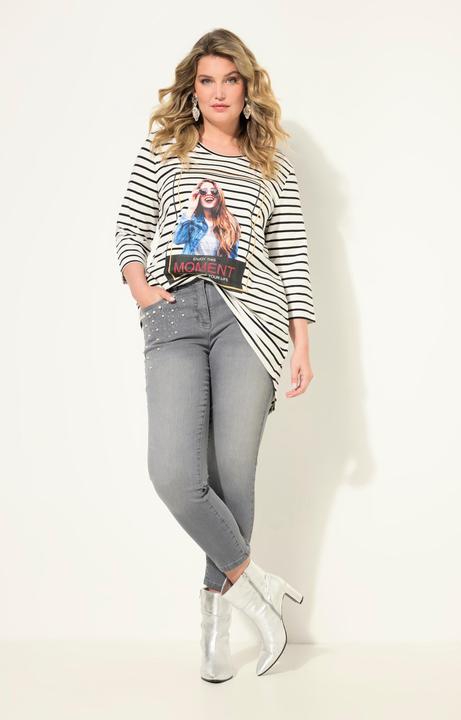 Produktbild Miamoda Jeans, Skinny Fit, Zierperlen an den Taschen, 5-Pocket (50)