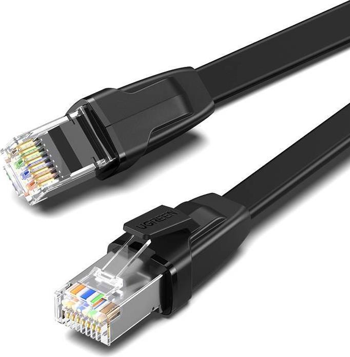 Image du produit Ugreen NW134 Cat 8 U / FTP Flat Ethernet RJ45 Cable Pure Copper 5m (U/FTP, CAT8.1, 5 m)