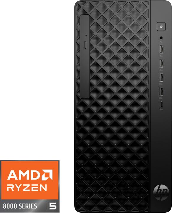 HP ProDesk 2 Tower G1a (512 GB, 16 GB, AMD Ryzen 5 8500G)