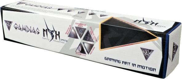 Immagine prodotto Gamdias Tappetino per mouse, GMM2300, nero, dimensioni: 350 x 280 x 4 mm (M)