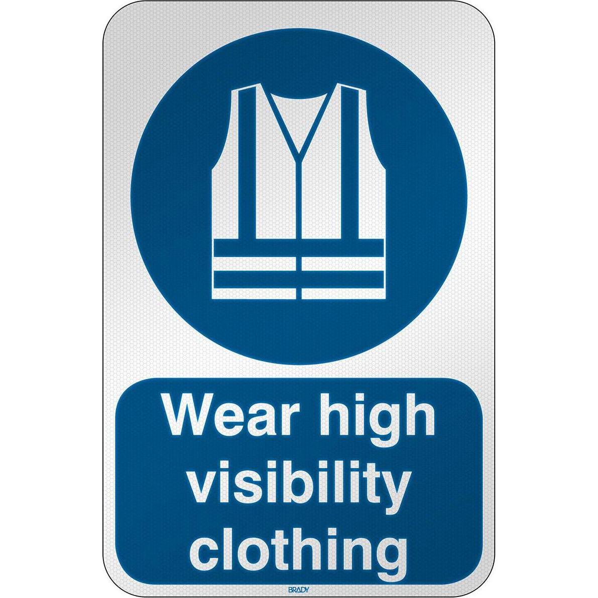 Brady, Sicherheitskennzeichnung, ISO Safety Sign - Wear high