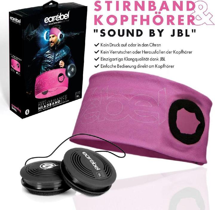 Actual product image Earebel - Performance - Hoofdband maat S/M - on ear - koptelefoon - sport koptelefoon - hardlopen - fitness