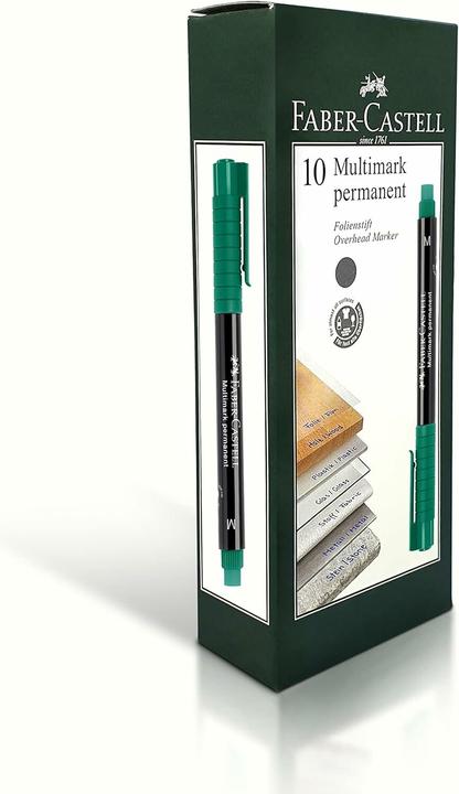 Produktbild Faber-Castell 152563 Permanentmarker Grün 1 Stück(e) (1x)