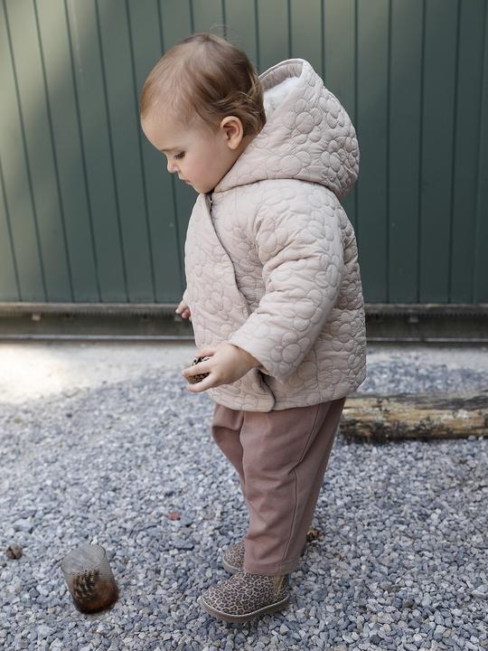 Produktbild Vertbaudet Baby Steppjacke mit Blumensteppung und Kunstfellfutter (98)