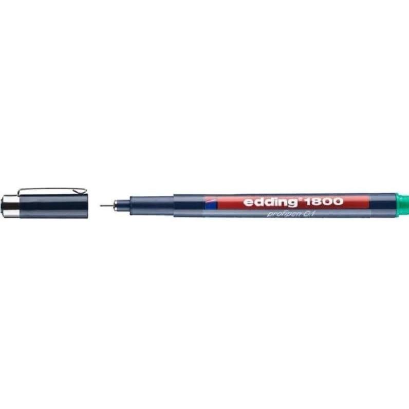 Edding, Schreibstifte, Faserzeichner Profipen 1800 (Grün, 1 x)