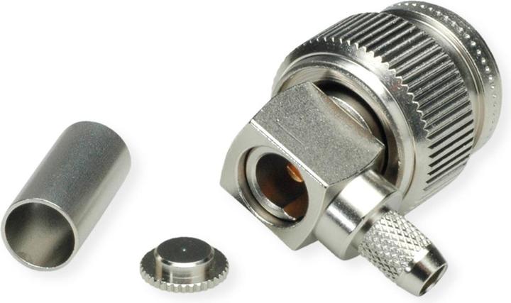 Immagine prodotto Telegärtner Connettore angolare TNC a crimpare G05 50 Ohm, a saldare/crimpare, A0505, G05 (RG-223/U), RG-142 (Presa d'antenna)