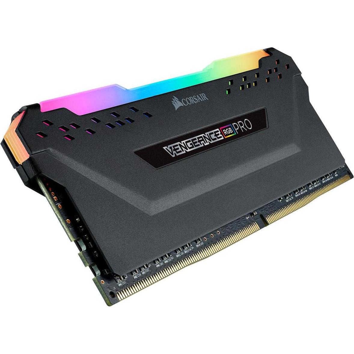 Corsair Vengeance RGB Pro (1 x 8GB, 3200 MHz, DDR4-RAM, U-DIMM), Memoria RAM, Nero