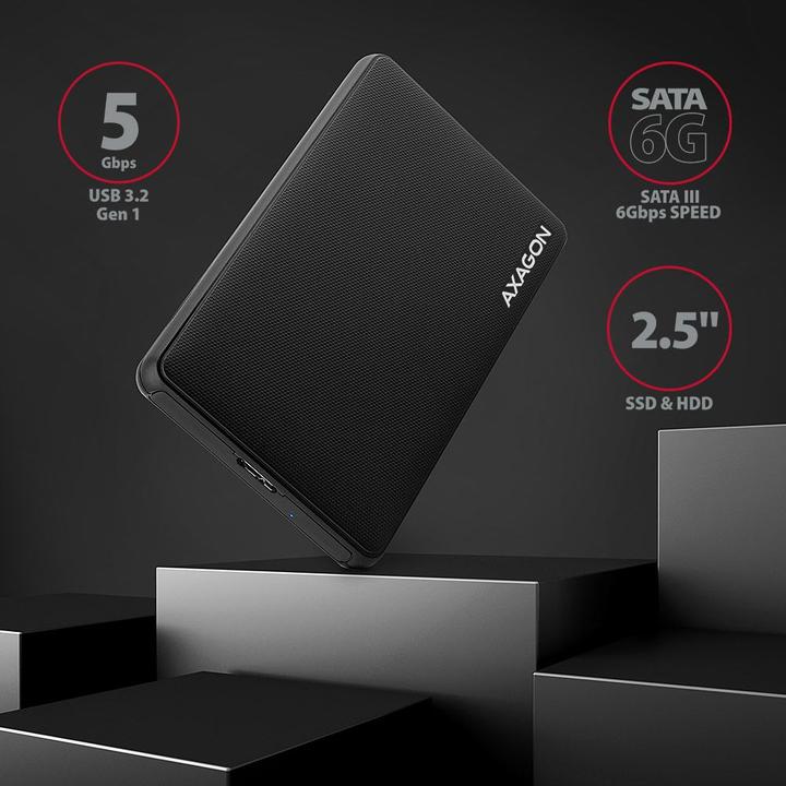 Immagine prodotto Axagon EE25-SL contenitore esterno da 2,5", USB 3.0 / SATA III - USB-A (2.5")