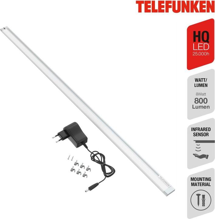 Produktbild Telefunken LED Unterbauleuchte, silber, 1xLED-Platine/10W (1100 lm)