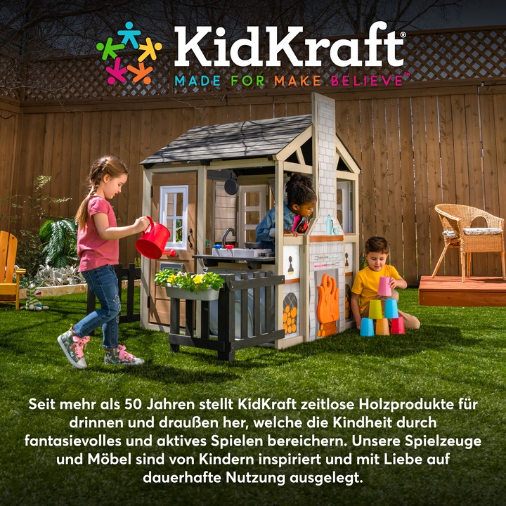 Produktbild KidKraft Liegestuhl mit Sonnenschirm