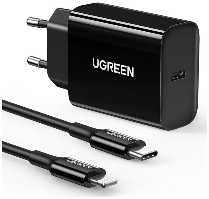 Actual product image Ugreen CD137 20W PD 3.0 USB-C wall charger IP - USB-C (20 W, 1 portion)