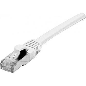 Exertis Connect Patchkabel CAT. 6A, F/UTP, PoE, LSZH, weiss, 10,0 m Geschirmtes Patchkabel mit Rastnasenschutz (F/UTP, C...