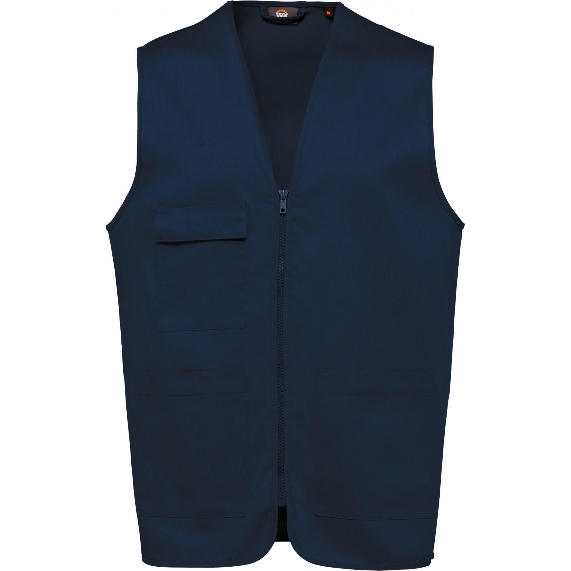 Kariban, Arbeitsjacke, Polycotton-Weste mit mehreren Taschen (XS)