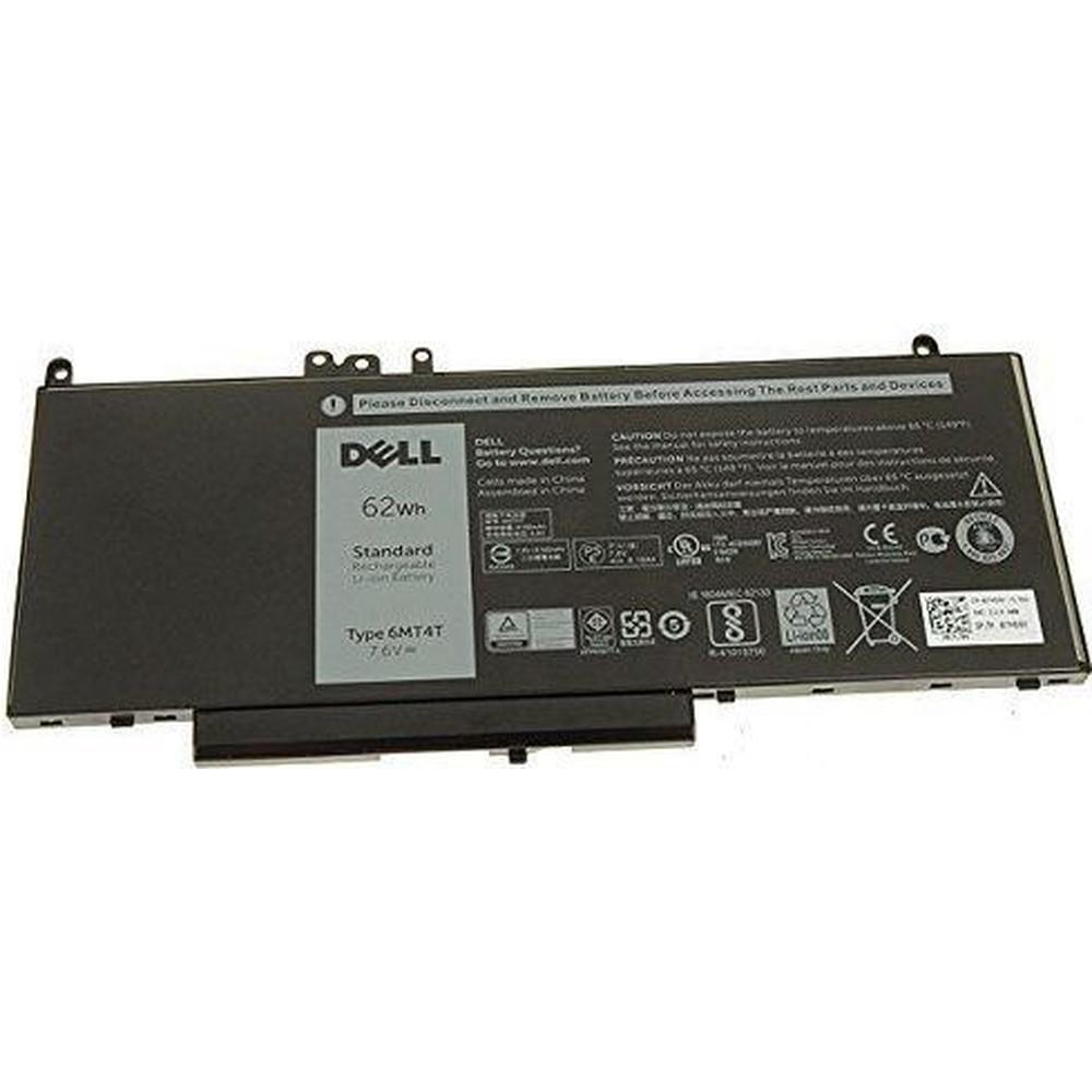 Dell 6MT4T (6 Zellen, 5580 mAh), Notebook Akku, Schwarz
