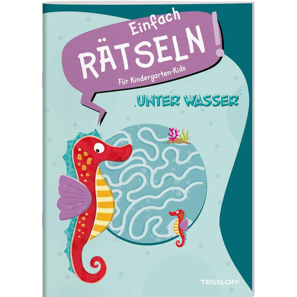 Einfach rätseln! Für Kindergarten-Kids. Unter Wasser, Kinderbücher von Ilka Röhling