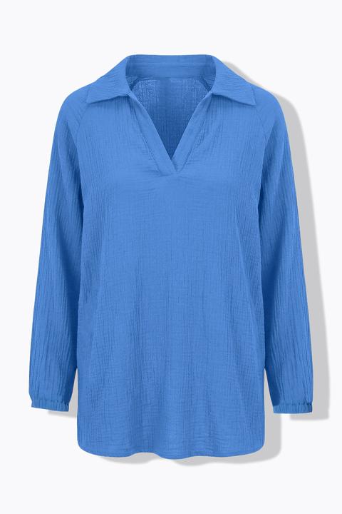 Immagine prodotto Studio Untold Musselin Tunika, weiter Raglan-Langarm (54)