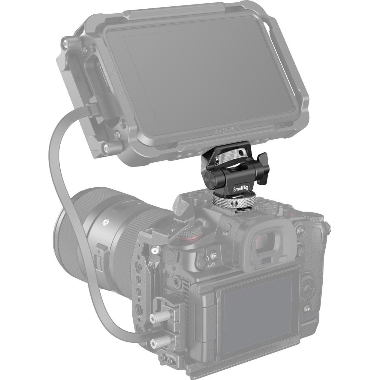 Thumbnail - SmallRig Swivel and Tilt Adjustable Monitor Mount with Cold Shoe Mount (Monitor Zubehör), Video Zubehör