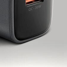 Produktbild Axagon ACU-PQ67, GaN nabíječka do sítě 67W, výstup USB-A + USB-C, PD3.0/PPS/QC4+/SFC2.0/Apple (67 W, 2 Ports)
