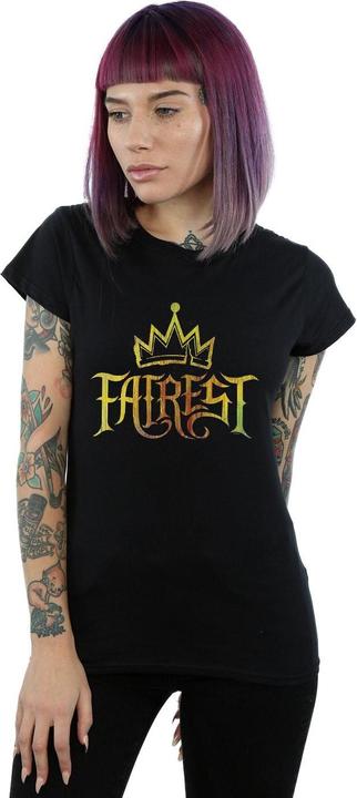 Actual product image Disney Womens/Ladies The Descendants Fairest Gold Cotton T-Shirt (S)