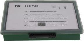 Produktbild RS PRO Blechschrauben Satz rostfrei (890 Schrauben pro Stück)