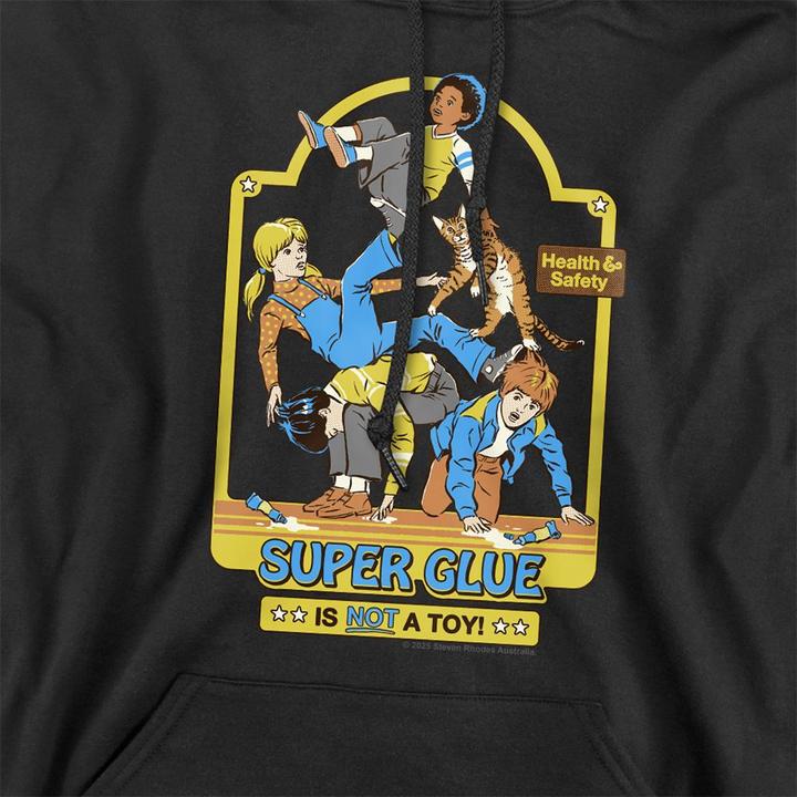 Produktbild Steven Rhodes Superglue Is Not A Toy Kapuzenpullover (L)