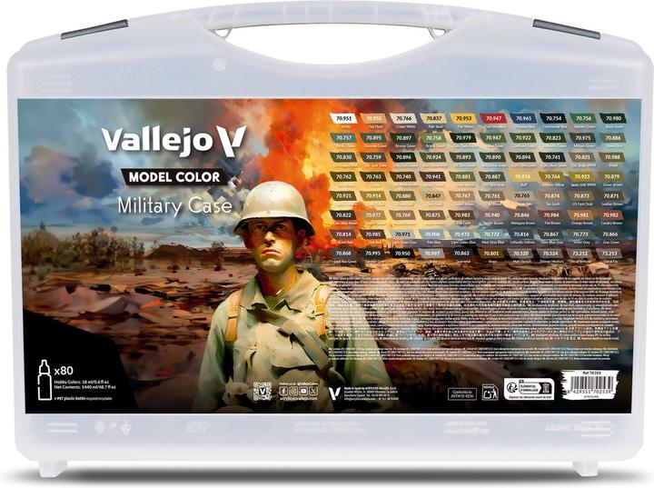 Wittmax Model Color Military set 76 colors + 4 auxiliaries