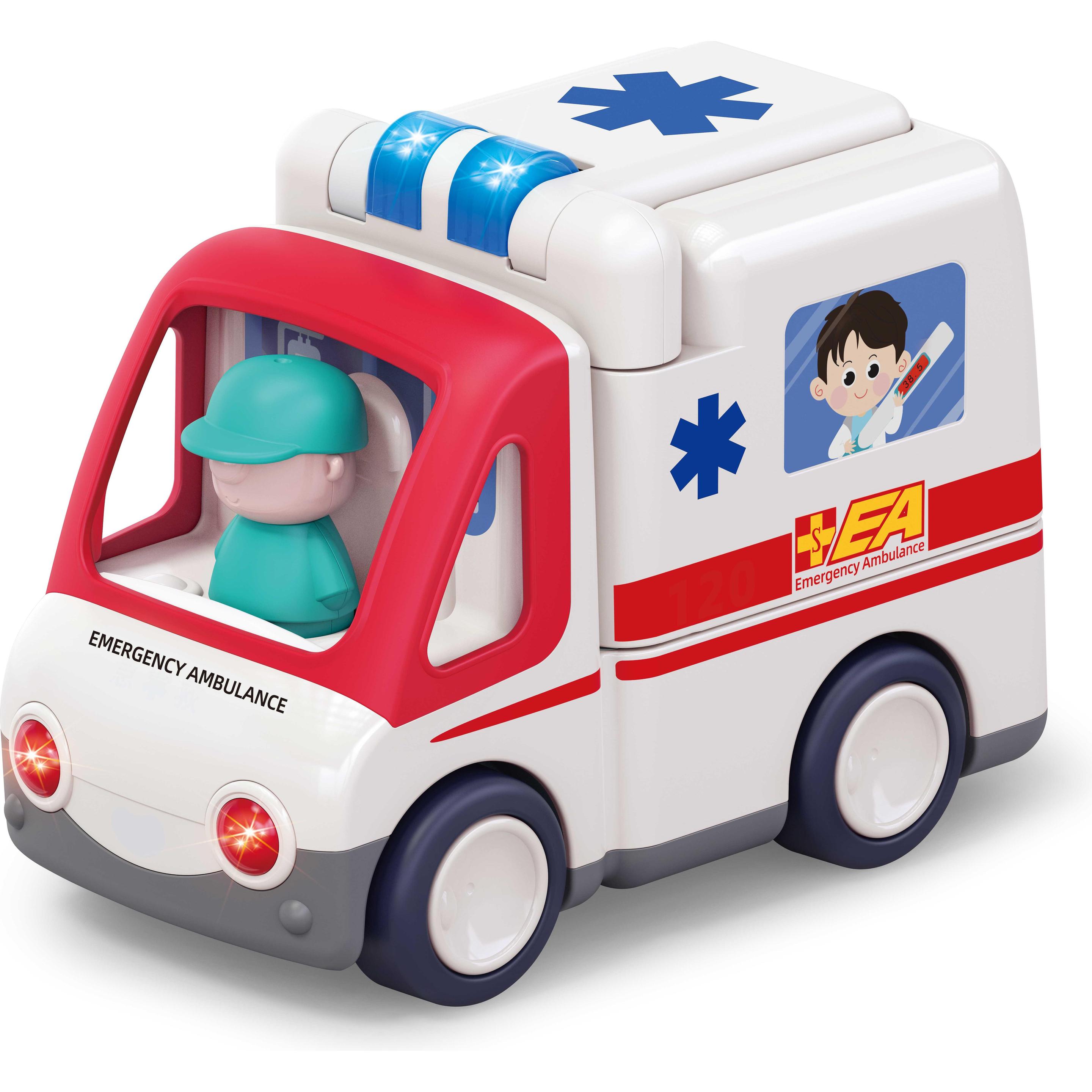 Kinder and Kids Ambulance with lights, music & movement (K10106)