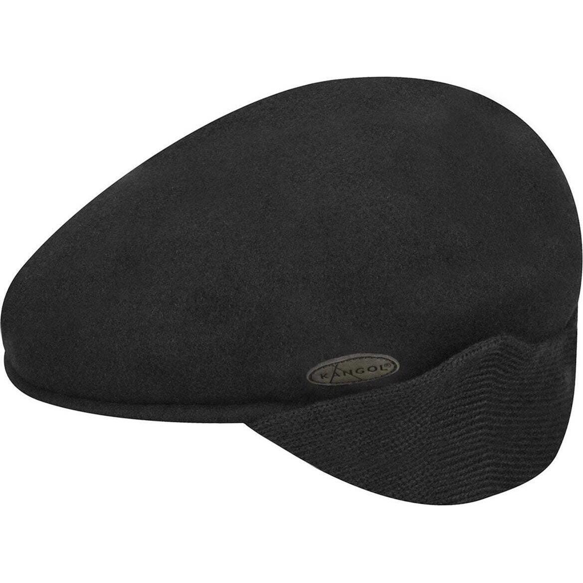Kangol, Mütze, baskenmütze kango woo 504 earap, Schwarz