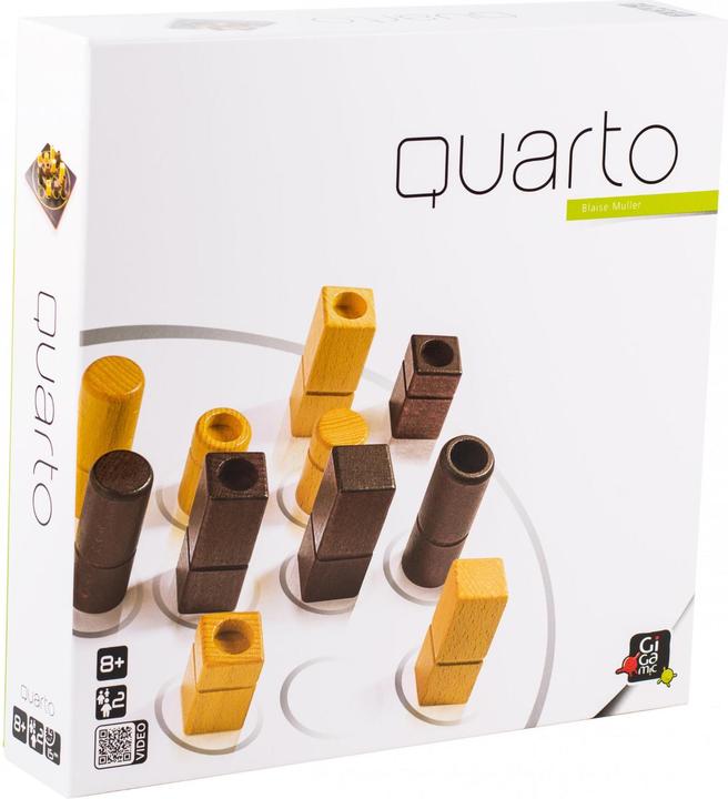 Gigamic Quarto Classic (English, French, German, Italian, 2 Players)
