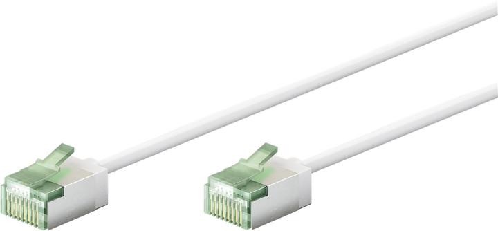 Goobay Ultra-flexible CAT 8.1 patch cable, slim, U/FTP, white (U/FTP, CAT8.1, 3 m)