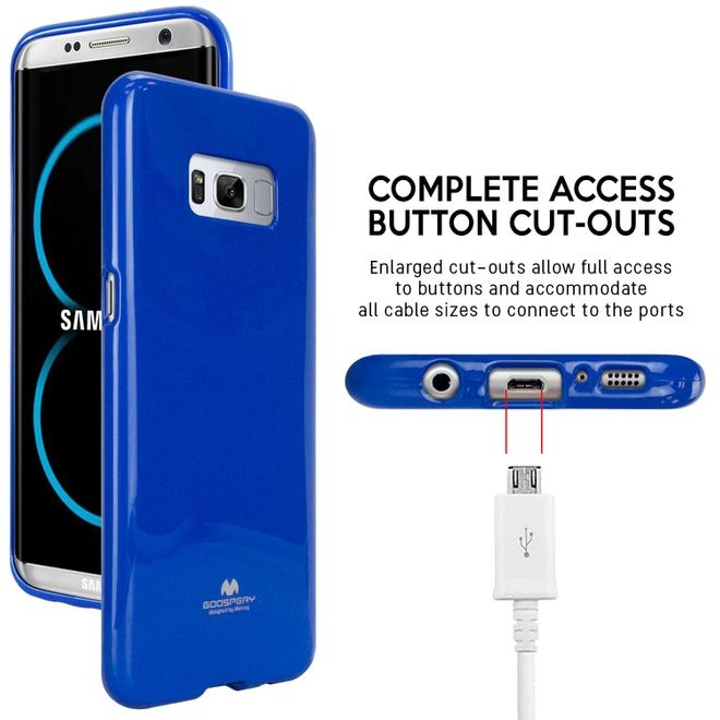Actual product image Goospery Pearl Jelly Series (Samsung Galaxy S8+)