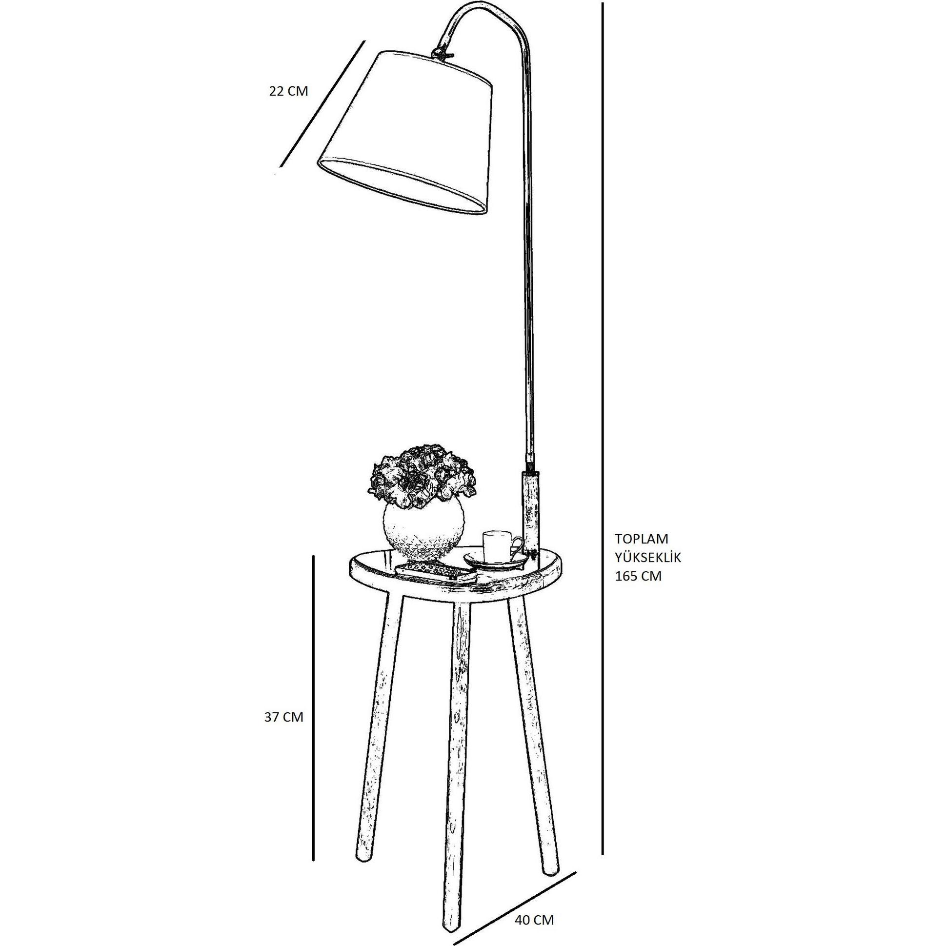 Thumbnail - Opviq, Stehlampe, Rex (E27)