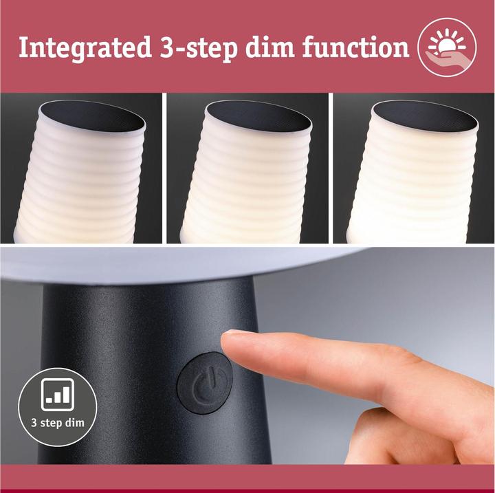 Immagine prodotto Paulmann Lampada da tavolo solare Ilanga (320 lm, IP44)