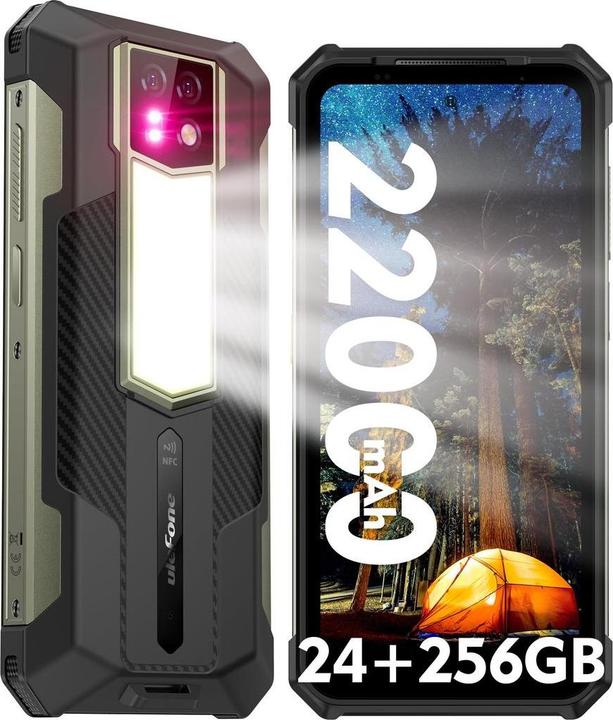 Produktbild Ulefone Armor 24 (256 GB, Schwrz, 6.78", Dual SIM, 4G)