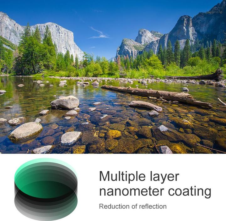 Produktbild K&F Concept 77MM CPL, Slim, Green Coated (77 mm, Polarisationsfilter)