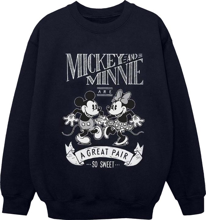 Produktbild Disney Mickey And Minnie Mouse Great Pair Sweatshirt Mädchen (152, 158)