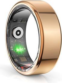 Actual product image Powerton SMART Ring Grösse 11 Gold / Smart Ring / BT 5.0 / IP68 (11, Gold)